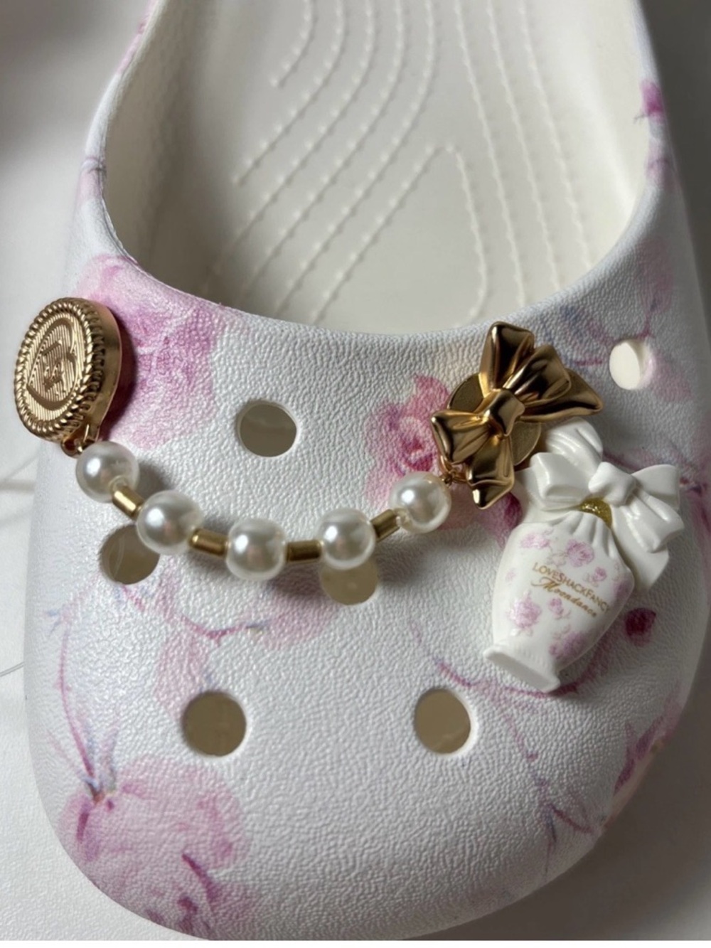 Love shack fancy crocs women’s ballet 🩰 size 7 - Picture 8 of 10